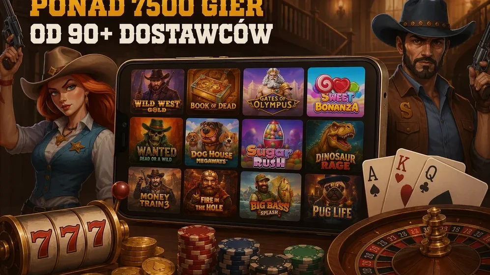 siatka kart gier od różnych dostawców, ekran kasyna
